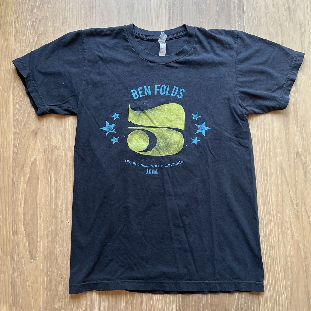 Ben Folds Five 2012 Tour T Shirt Small American Apparel Concert Band Tee BFF